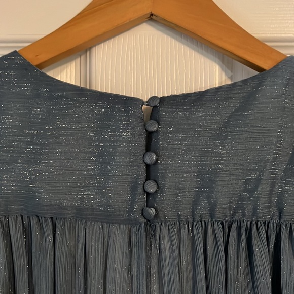 Shimmery Blue Dress - Picture 4 of 8